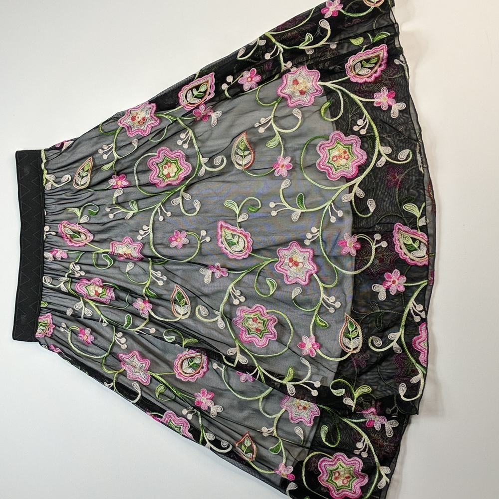 RARE Embroidered Lola Skirt